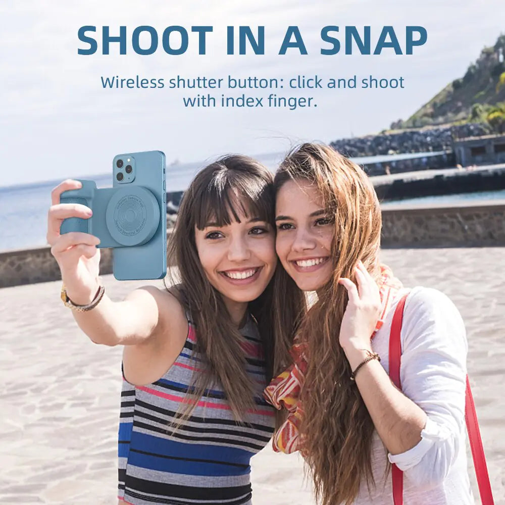 Camera Holder3-in-1 Grip Charging Multifunctional Magnetic Selfie Photo Bracket