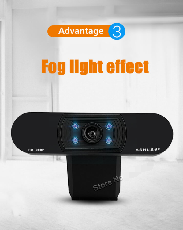 HDWeb Camera with Built-in HD Microphone