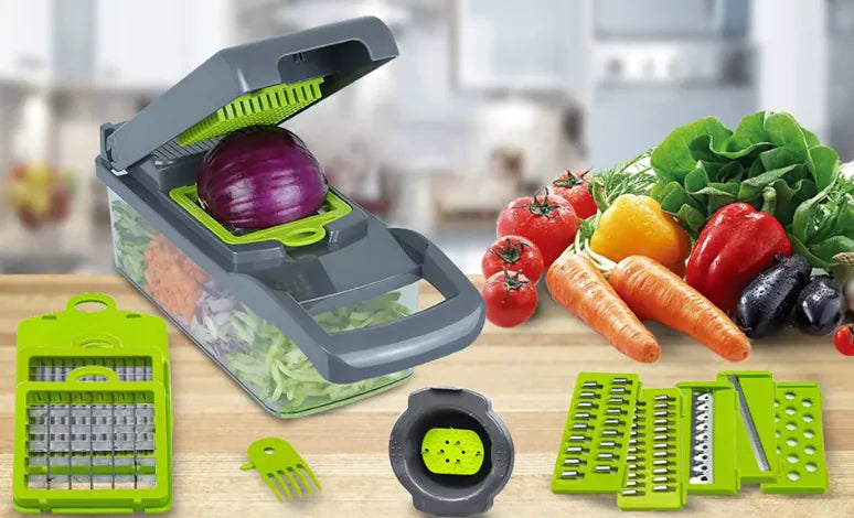 Multifunctional Vegetable Slicer Cutter Shredders 12 in 1