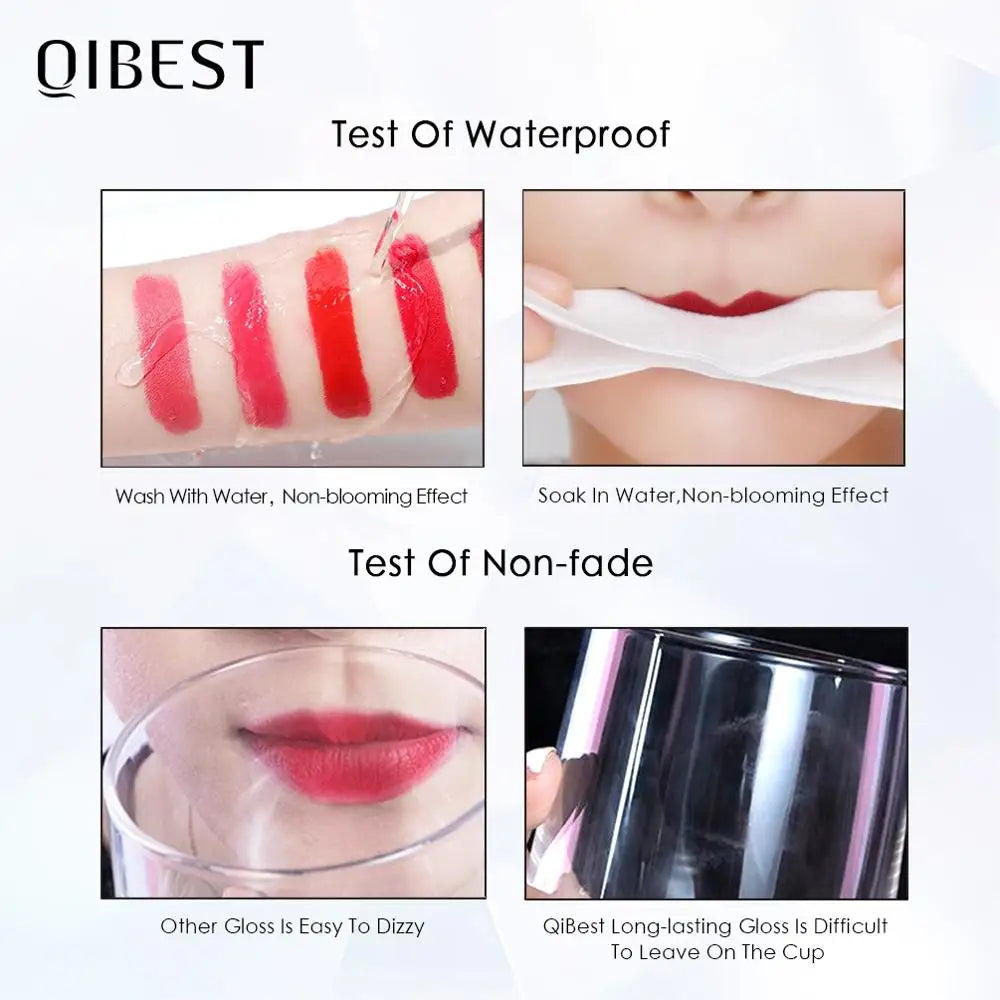Matte Lip Gloss Lip Makeup 34 Colors Velet Nude Waterproof Lipgloss Matte Lipstick Liquid Lipstick Long lasting