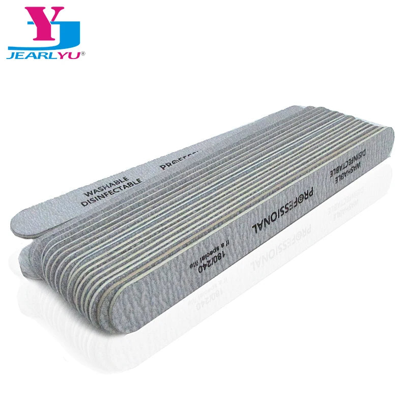 Nail Files 100/180/240 Grinding Polishing Manicure Pedicure Double-sided 100Pcs Professional