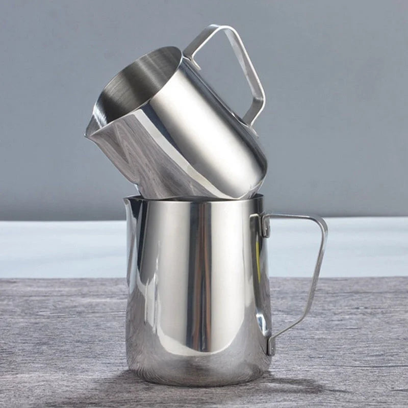 Milk Jugs Fashion Stainless Steel, Craft Milk Frothing Pitcher Coffee Latte 100/350/600ml