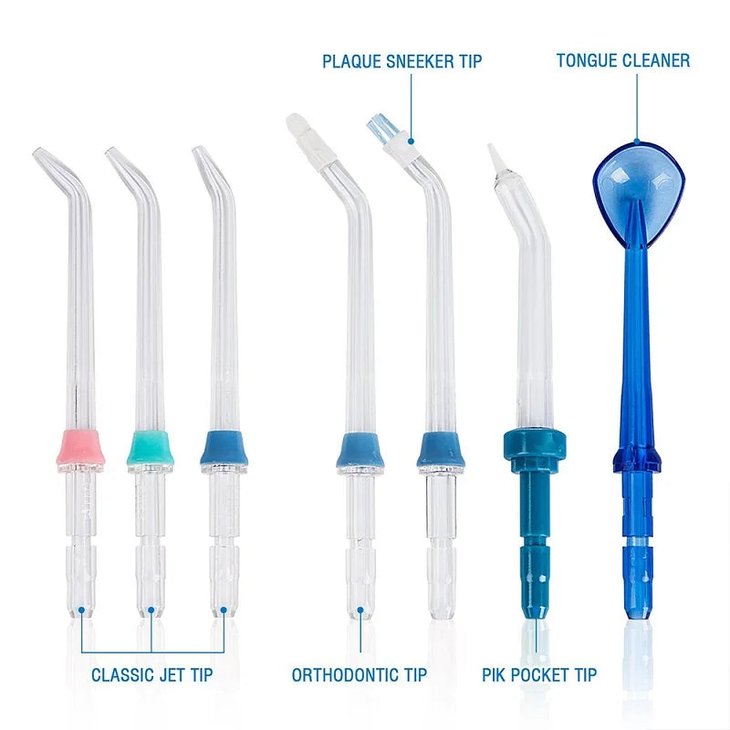 Electric Dental Floss Oral Irrigator 600ML, Household Use Portable Tabletop Suitable For 7 Dental Floss Teeth For Homeuse