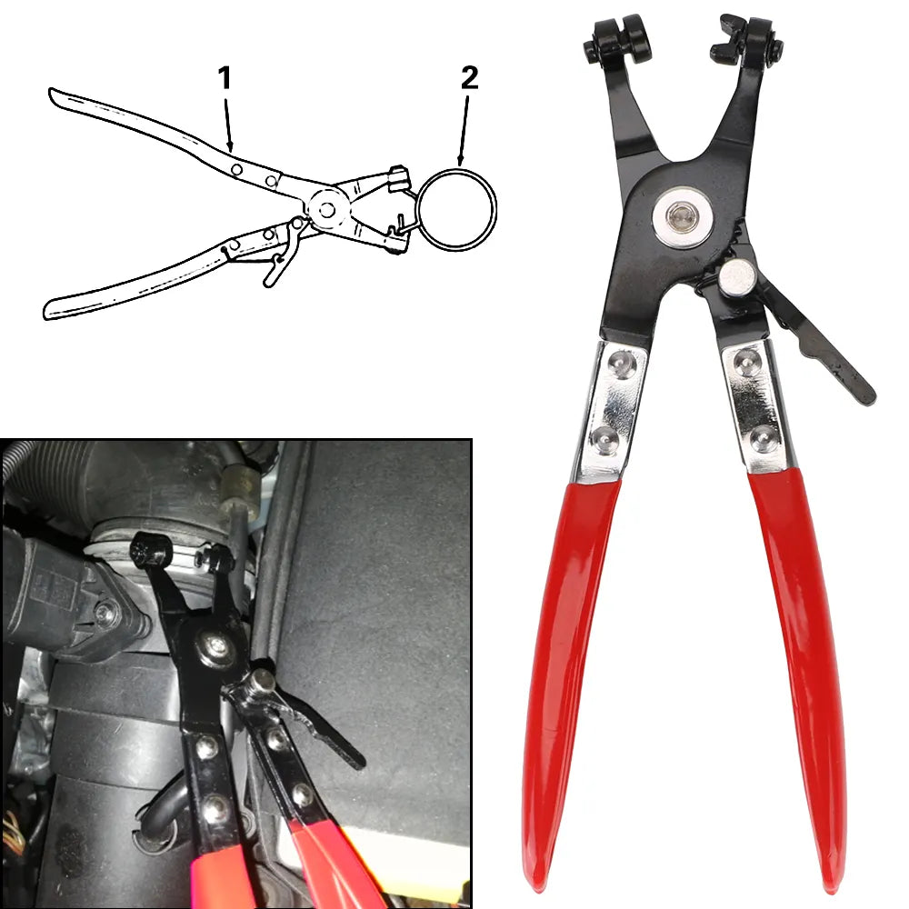 Pliers Auto Tools for Water Pipe Hose Removal Flat Band Ring Tube Clamps Repair Kit Motorcycle Truck Trailer Car Accessories