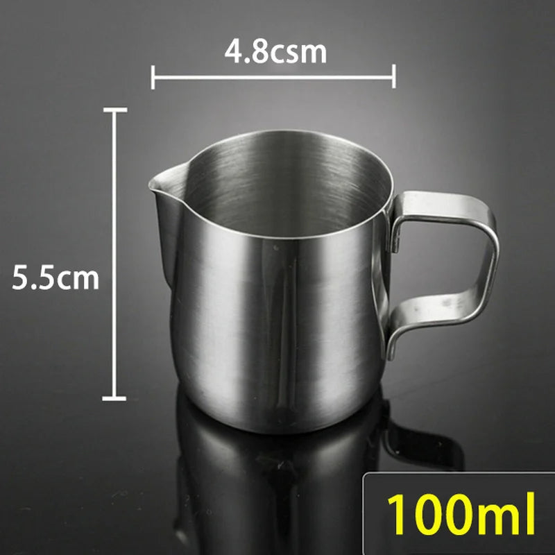 Milk Jugs Fashion Stainless Steel, Craft Milk Frothing Pitcher Coffee Latte 100/350/600ml