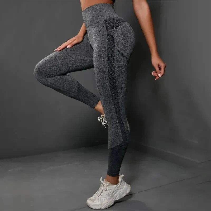 Women Seamless Yoga Leggings High Waisted