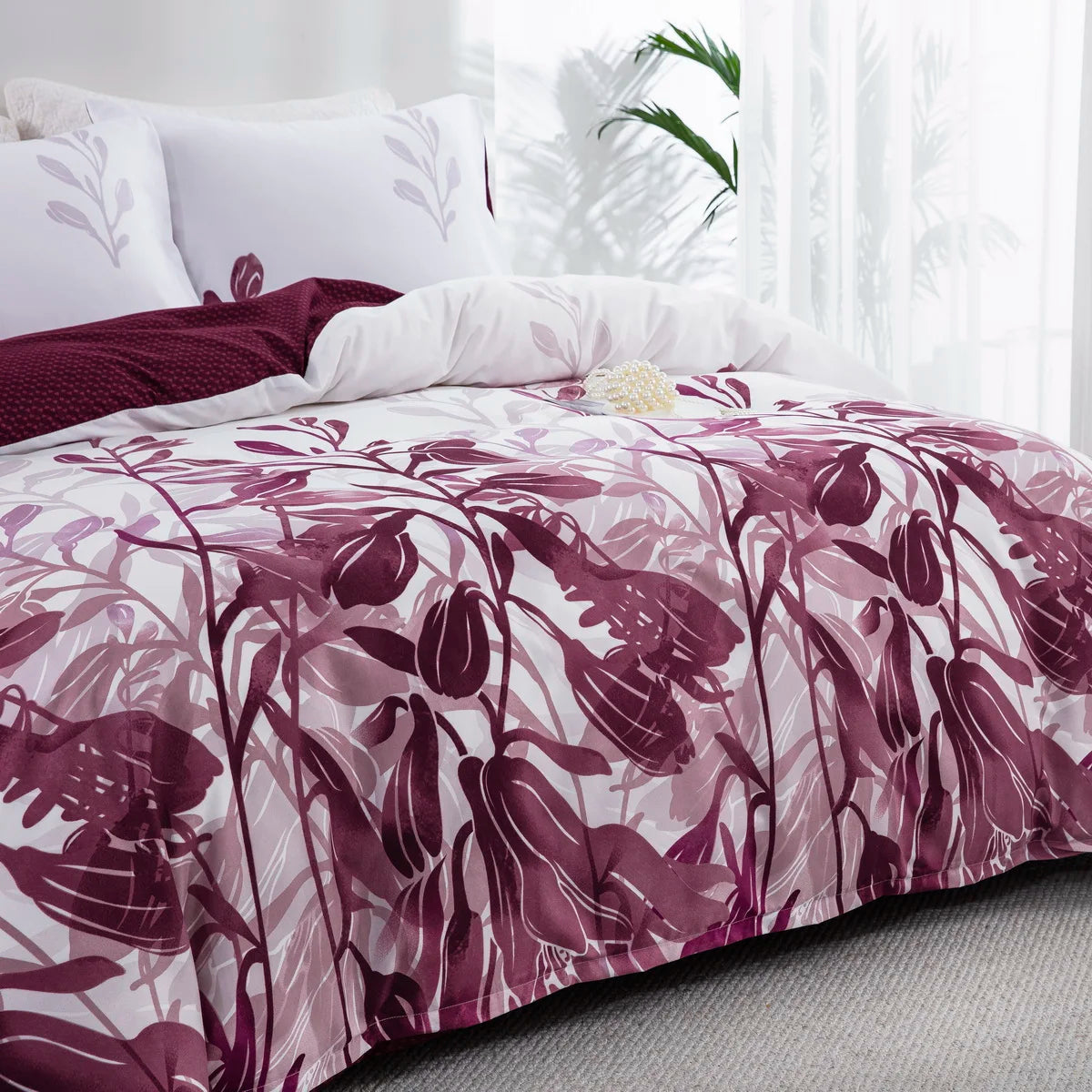 Cover Set King Queen Double Single Full Twin Size, 3 Piece Soft Printed Microfiber Duvet Comforter Covers