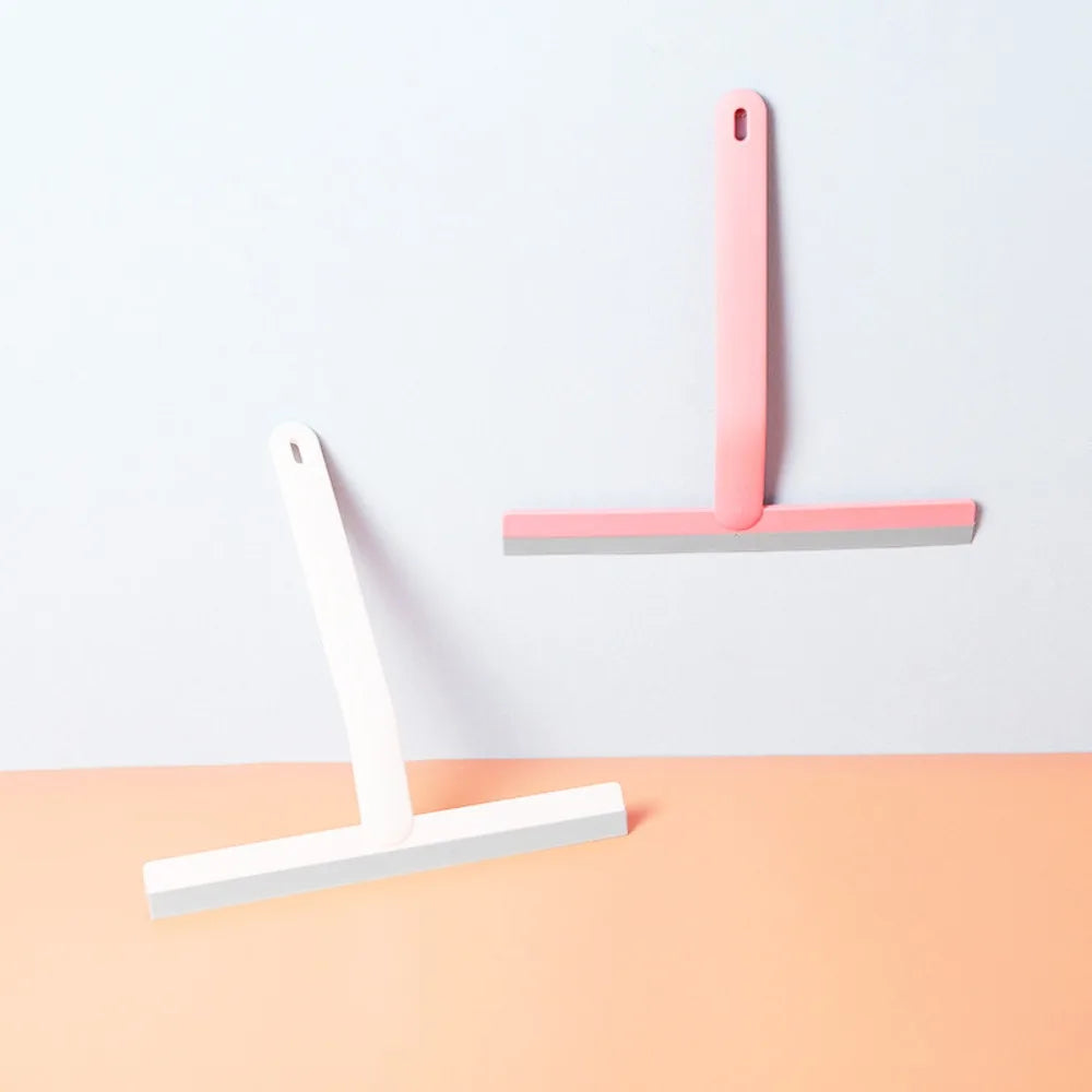 Multifunctional Glass Wiper Household Bathroom Glass Silicone Wiper Scraper Cleaning Tool