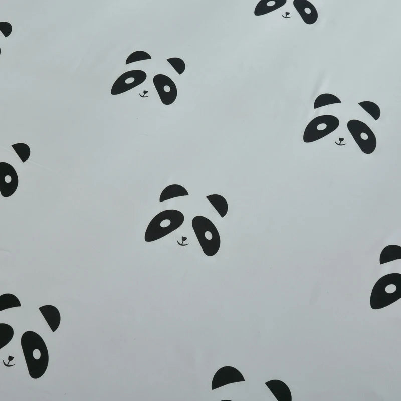 Panda pattern 1pcs Polyester Fitted Sheet(No pillowcase)Full Coverage Sheet 180 Bed Sheets Twin King Size Bed Cover With Elastic