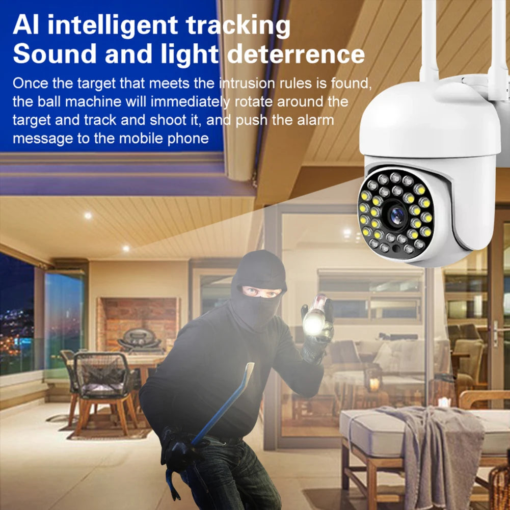 Indoor A13 Monitoring Shaking Head Machine 360 Degree Panoramic Intelligent High-definition Home Security Intercom Camera