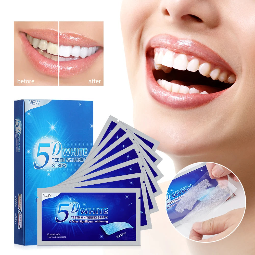 Teeth Whitening Strips Toothpaste Gel Oral Hygiene