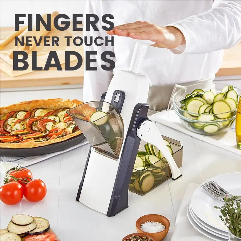 Safe Mandoline Slicer 5 in 1 Vegetable Chopper Food Potato Cutter Strips Dicer Adjustable Thickness 0.1-8 mm Kitchen