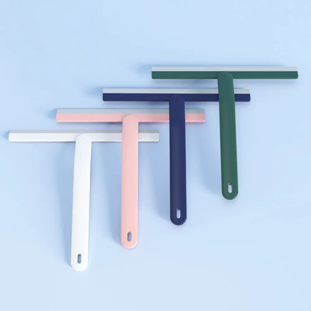 Multifunctional Glass Wiper Household Bathroom Glass Silicone Wiper Scraper Cleaning Tool