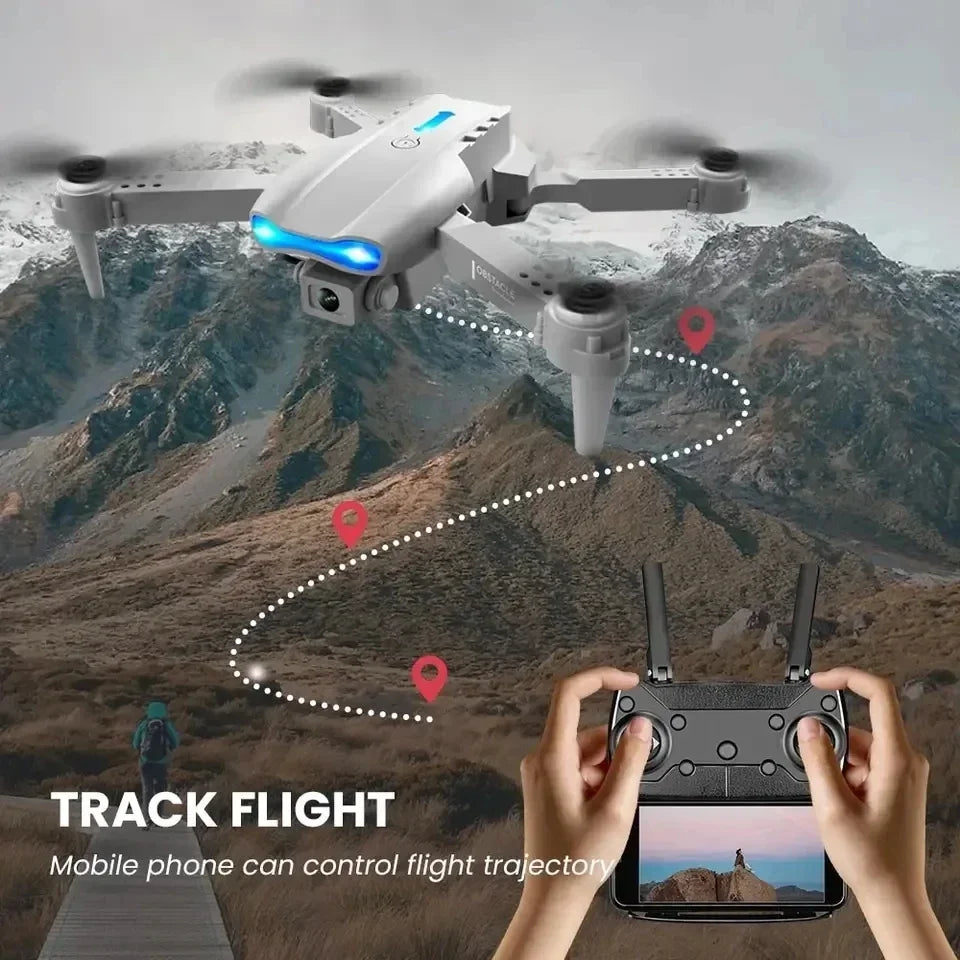 Drone Professional Wide Angle RC E99 Pro Drone HD 4K Camera Mode Foldable Helicopter Aircraft Quadcopter Drone Kid Gift Toys