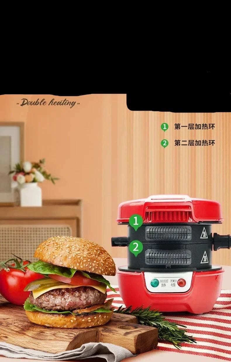 Burger Machine Home Breakfast American Hamster, Multi functional Light Food, Bread Sandwich