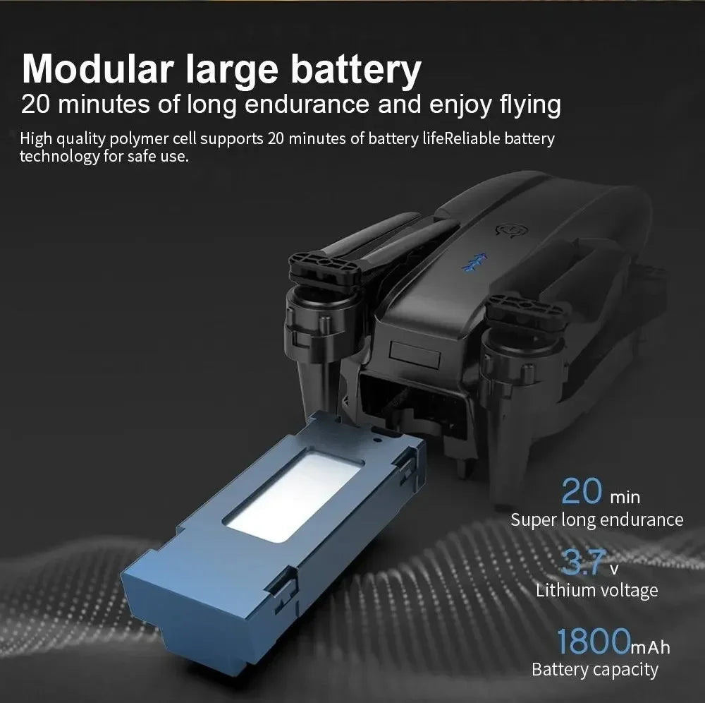 Drone Professional Wide Angle RC E99 Pro Drone HD 4K Camera Mode Foldable Helicopter Aircraft Quadcopter Drone Kid Gift Toys