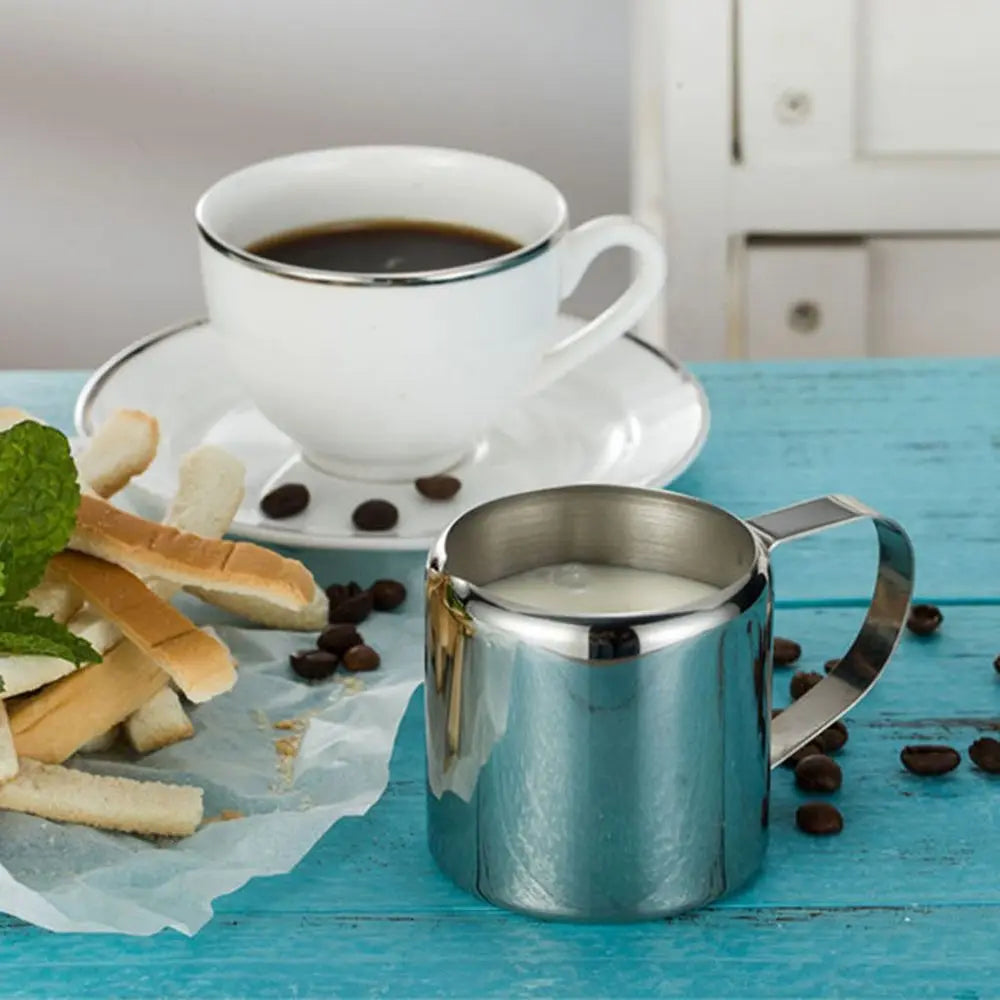 New Coffeeware Durable Spout Pitcher Coffee Latte Stainless Steel Milk Jug Cream Frothing