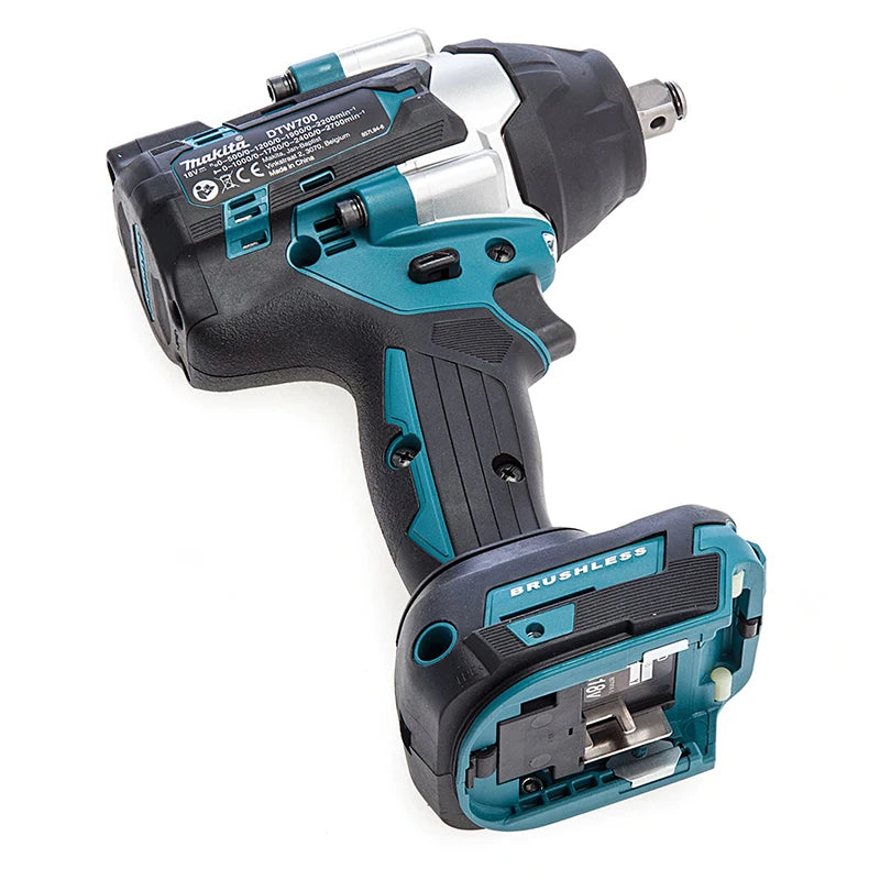 Makita DTW700 1800 N.M Torque Brushless Electric cordless Impact Wrench 1/2 In Lithium-Ion Battery For Makita 18V Battery