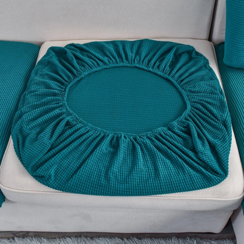 Sofa Cover Solid Color Thicken Elastic Living Room Protector Kids Slipcover Couch Cover Seat Cushion Washable Removable 1pcs
