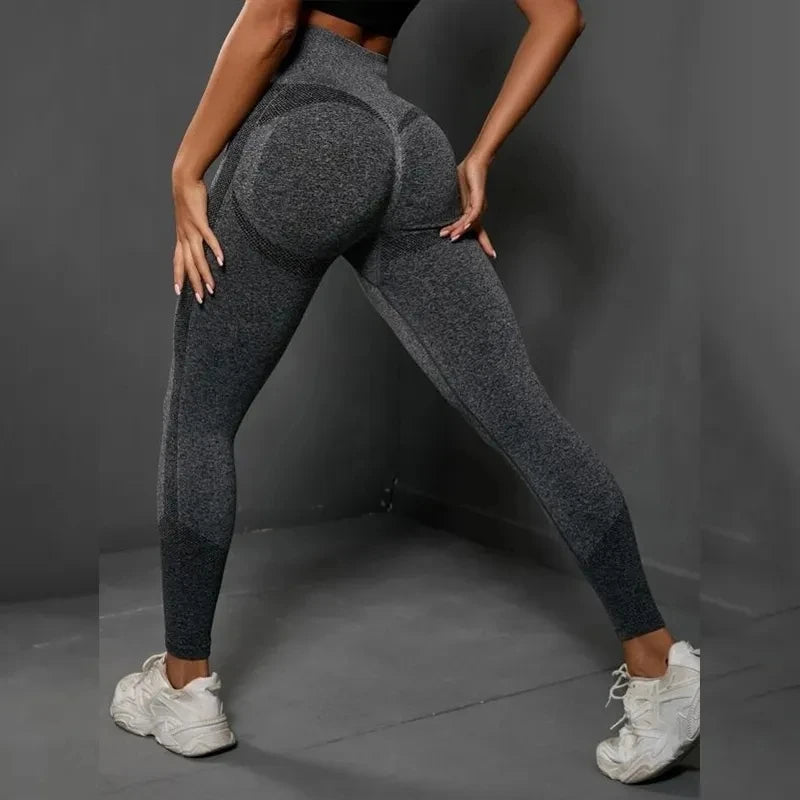 Women Seamless Yoga Leggings High Waisted