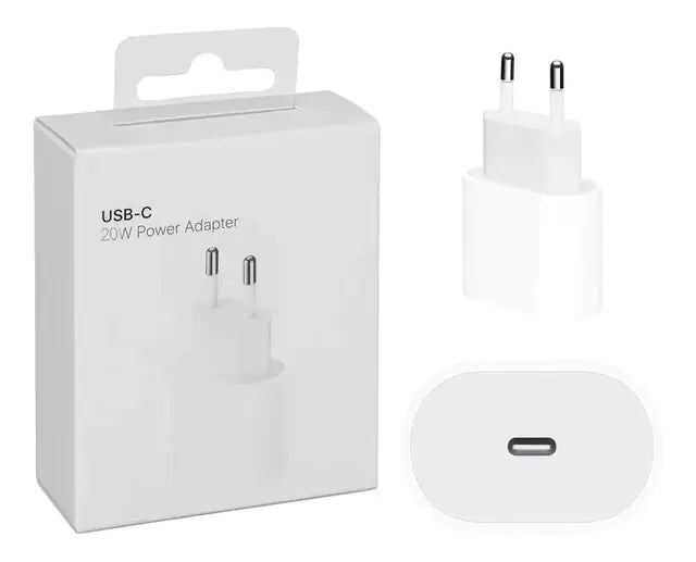 USB-C 20W  Power Adapter and Cord for iPhone