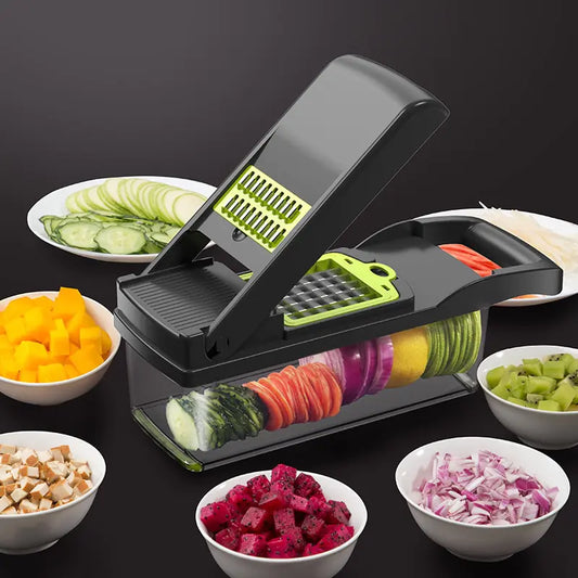 Multifunctional Vegetable Slicer Cutter Shredders 12 in 1