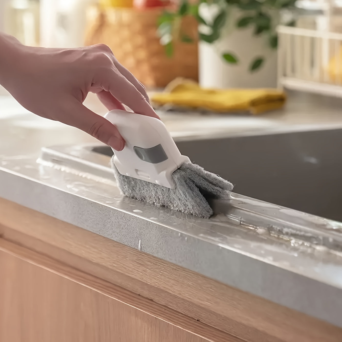 Universal Window And Door Track Cleaning Brush - Easily