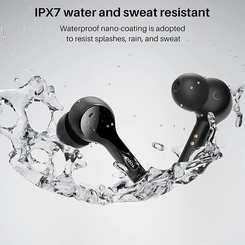 TOZO T9 Wireless Earphones, Bluetooth Earbuds With 4 Mics Noise Cancelling ,Crystal-clear Calls IPX7 Waterproof, Fast Charging
