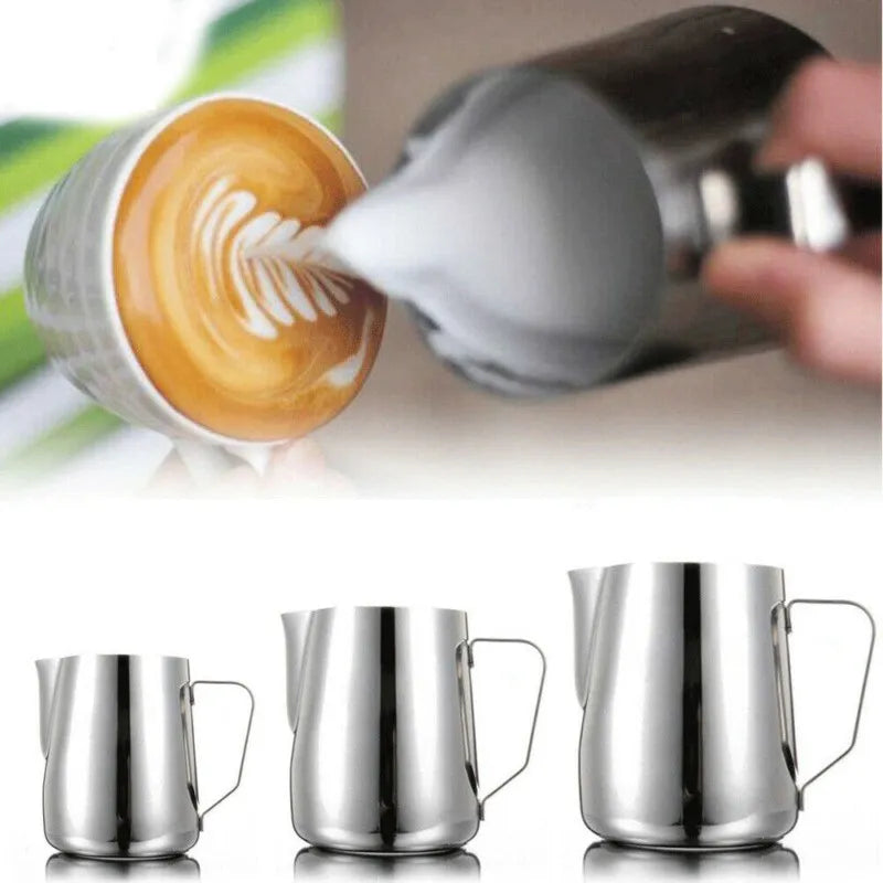 Milk Jugs Fashion Stainless Steel, Craft Milk Frothing Pitcher Coffee Latte 100/350/600ml