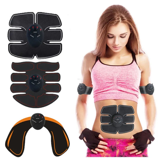 Hip Trainer Abdominal ABS Stimulator Fitness Body Slimming Massager, Electric Muscle Stimulator EMS Wireless Buttocks