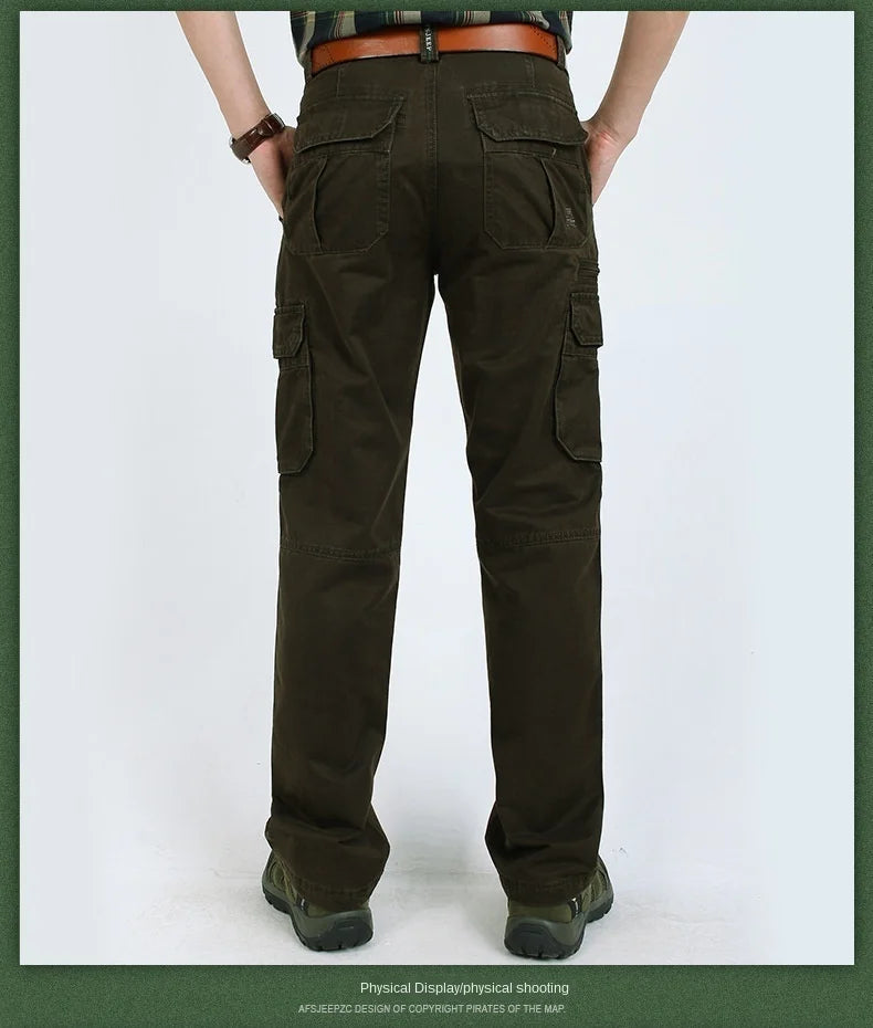 Men  Casual Pants Outdoor Trousers Hiking Set Cargo Tactical Men's Work Wear Military Clothing Man Golf