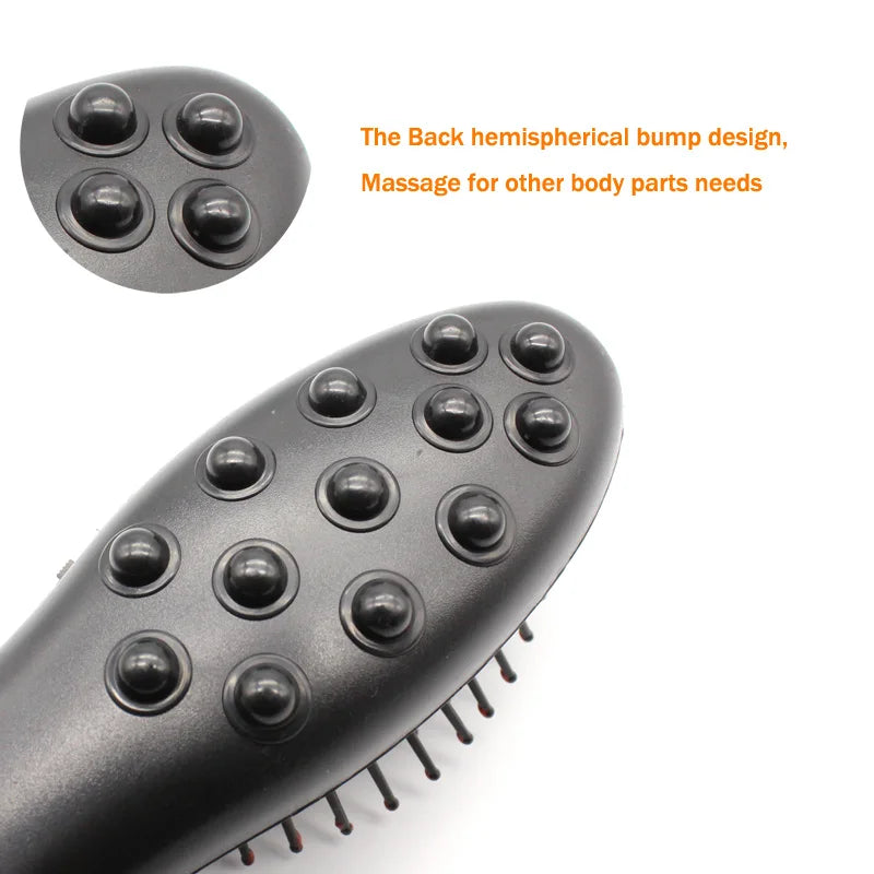 Hair Care Electric Massage Comb Head Blood Circulation Scalp Vibrating Massage Brush Relaxation & Body Massage Soft