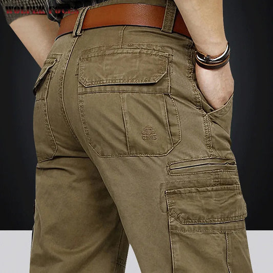 Men  Casual Pants Outdoor Trousers Hiking Set Cargo Tactical Men's Work Wear Military Clothing Man Golf