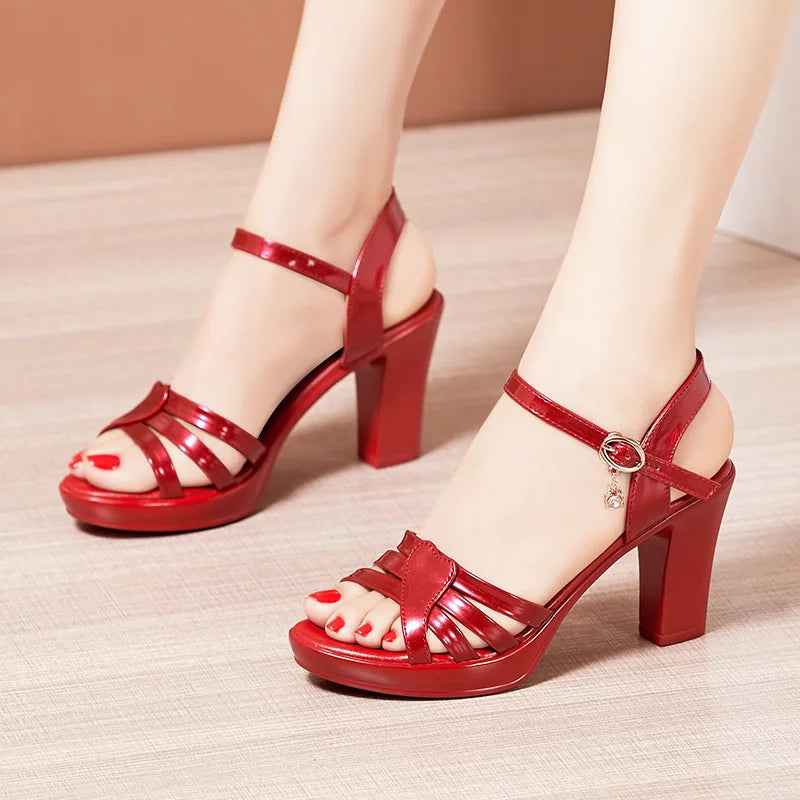 Woman Sexy High Heels Ladies Summer Dress Shoes