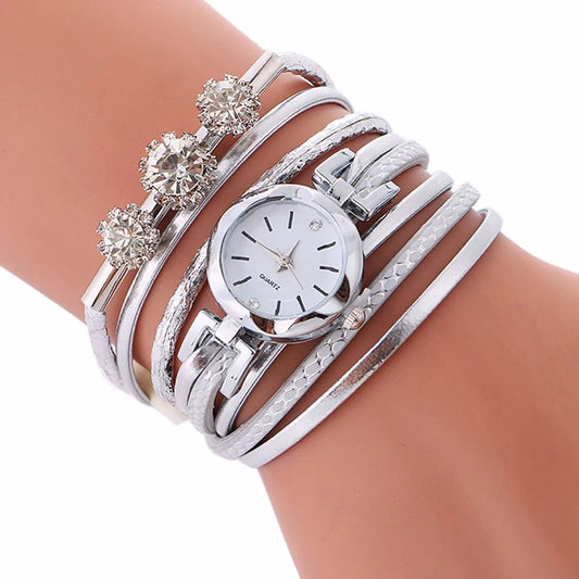 Top Style Fashion Women's Luxury Leather Band Analog Quartz Wristwatch Ladies Watch Women Dress Reloj Mujer Clock Montre Femme