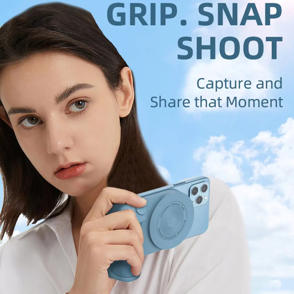 Camera Holder3-in-1  Grip Charging Multifunctional Magnetic Selfie Photo Bracket