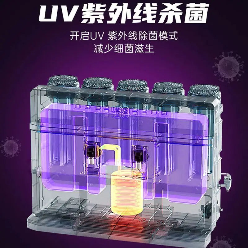 Purification and heating all-in-one RO reverse osmosis water purifier hot and cold water dispenser revers osmosis system
