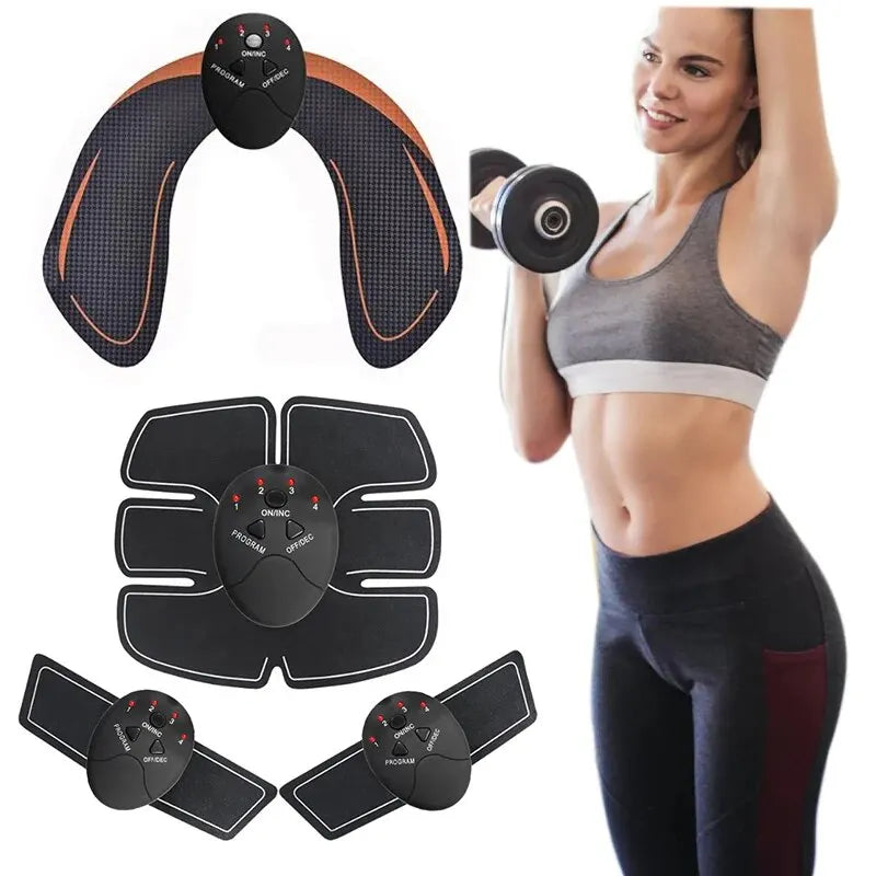 EMS Wireless Muscle Stimulator Trainer Massager Fitness Abdominal Training Electric Weight Loss Body Slimming Pad