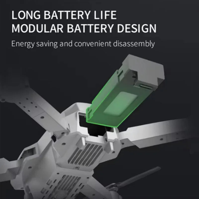 Drone 4K Professional With 1080P Wide Angle Dual HD Camera Foldable RC Helicopter WIFI FPV Height Hold Apron Sell Gift E88Pro RC