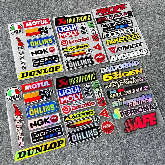 Racing Car Motorcycle Side Strip Sticker