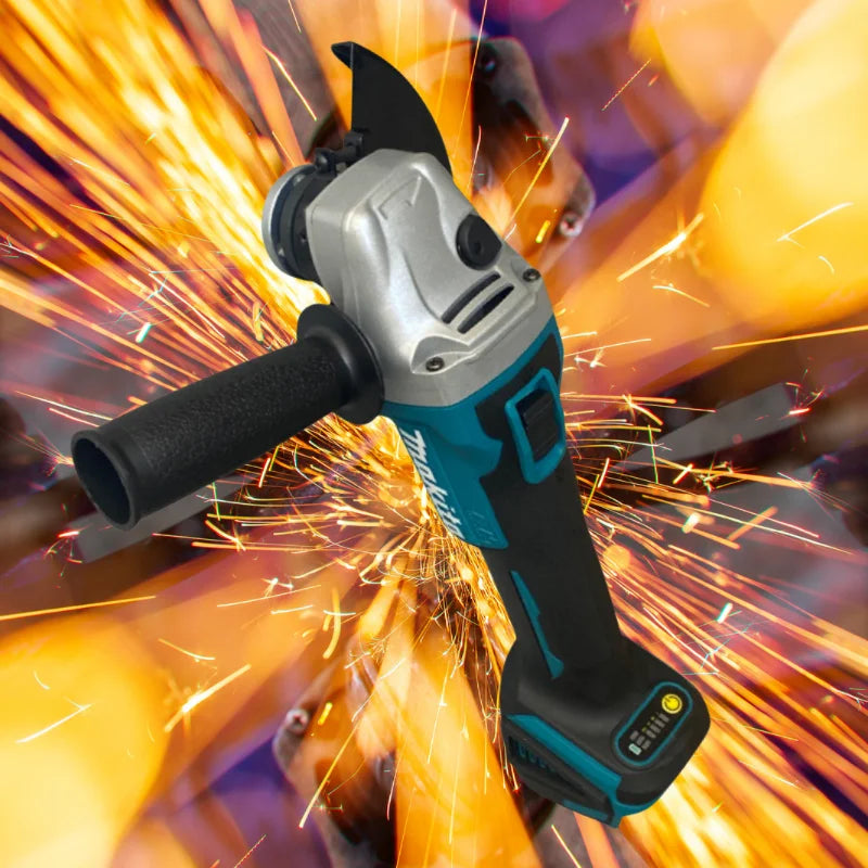 Makita 18V GrinderTools 125/100mm Brushless Grinding Machine Power Tool Electric Grinder Rechargeable Wireless Drill