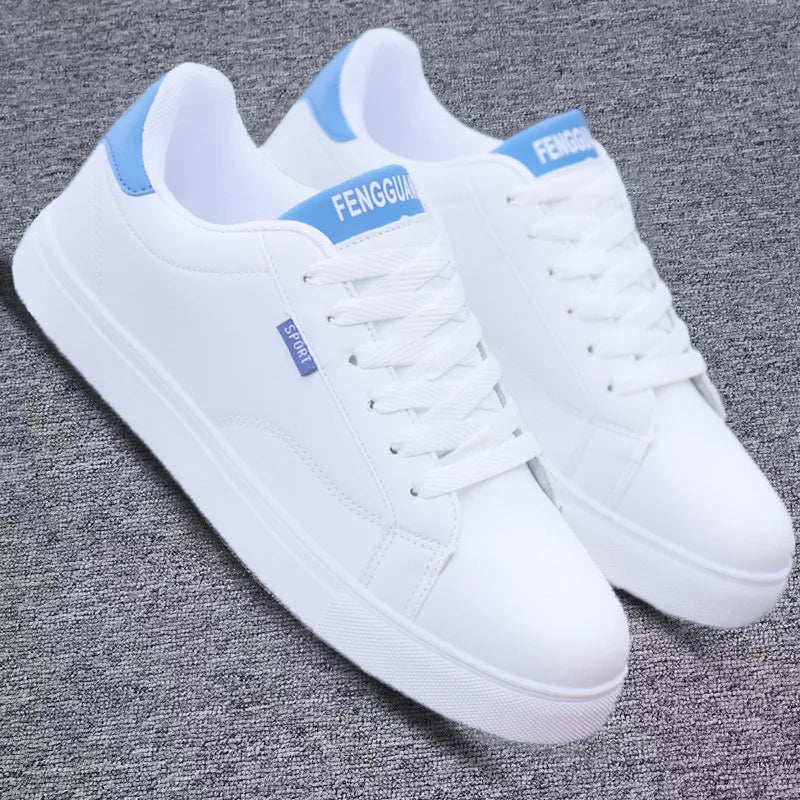 New  Vulcanize Shoes Male Female White Sneakers Lightweight