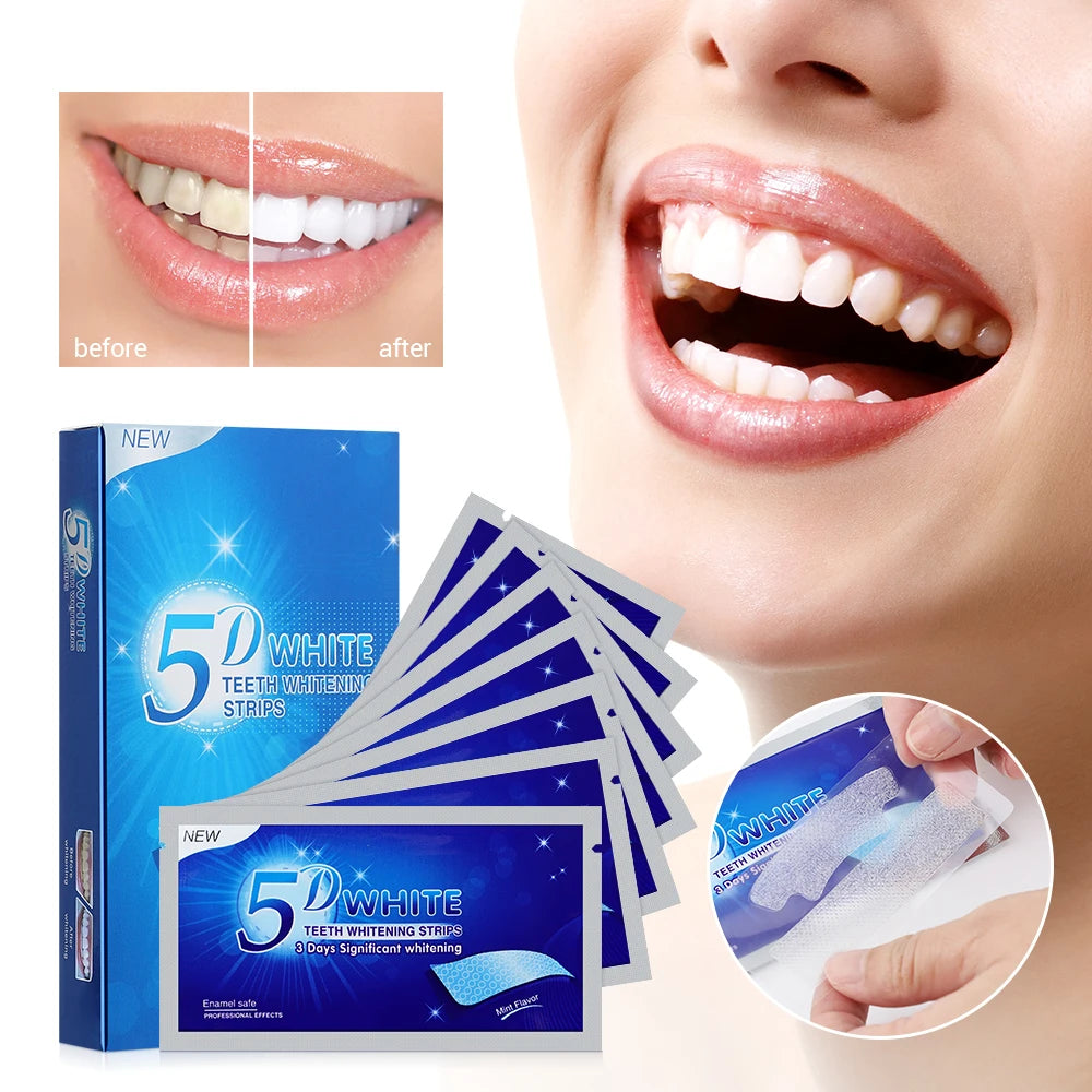 Teeth Whitening Strips Toothpaste Gel Oral Hygiene