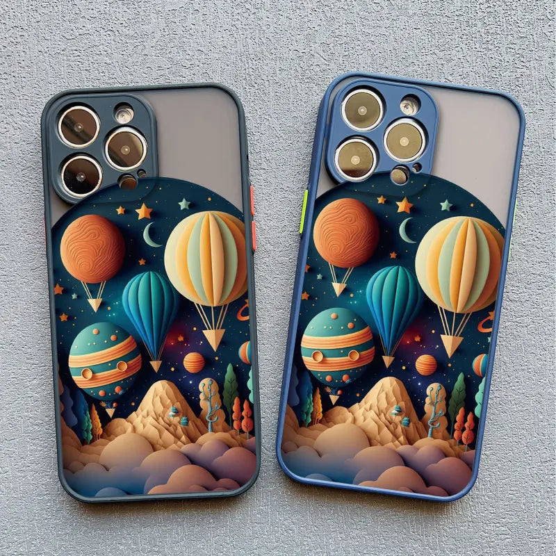 iPhone 15 14 7 8 Plus XS X XR 14 13 Pro Max 13 12 Pro Max Mini Creative Mountains Back Cover Printing Landscape case