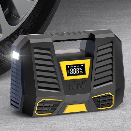Car Inflation Pump Portable Air Compressor 12V Intelligent Pump 150PSI Fast Inflation Travel Emergency Suitable for Motorcycles