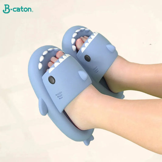Children Slippers Shark Flip Flops Soft Sole Cartoon Slipper