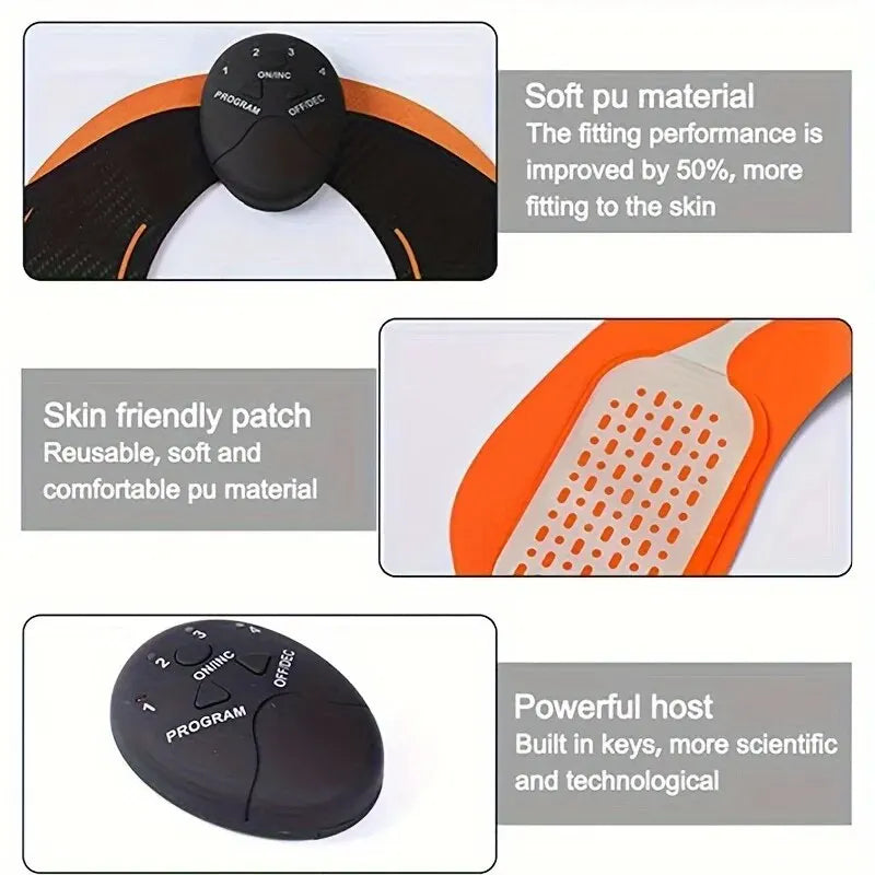 EMS Wireless Muscle Stimulator Trainer Massager Fitness Abdominal Training Electric Weight Loss Body Slimming Pad