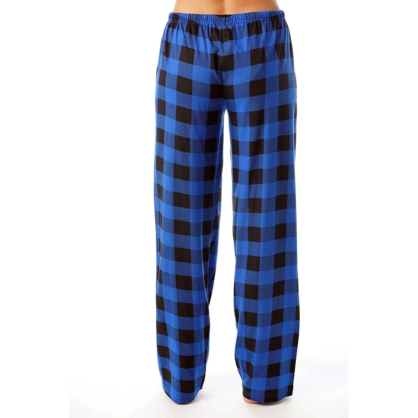 Women  Pajama pants Autumn Winter Plaid Printed Pants Fashion Casual Wide Leg Pants Clothing Streetwear