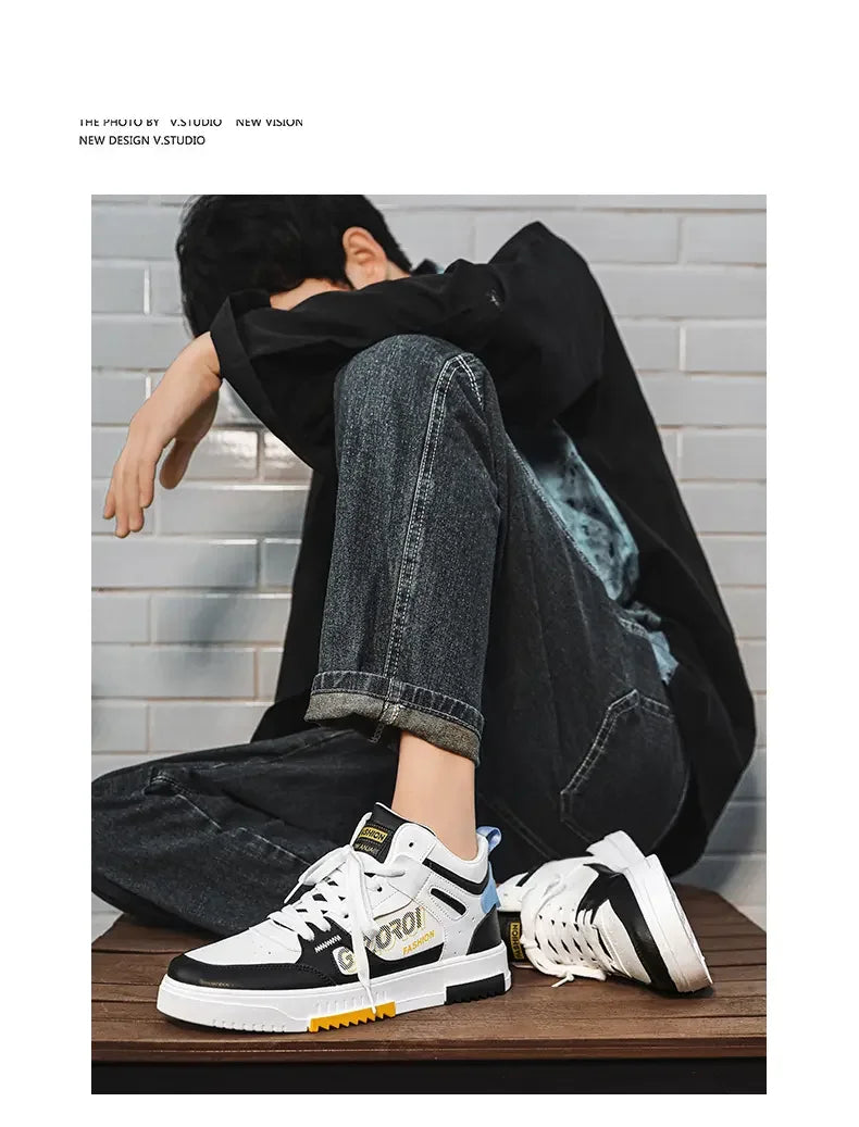 Youth High Top Sneakers For Men New Fashion Brand Good Quality Casual Men's Shoes
