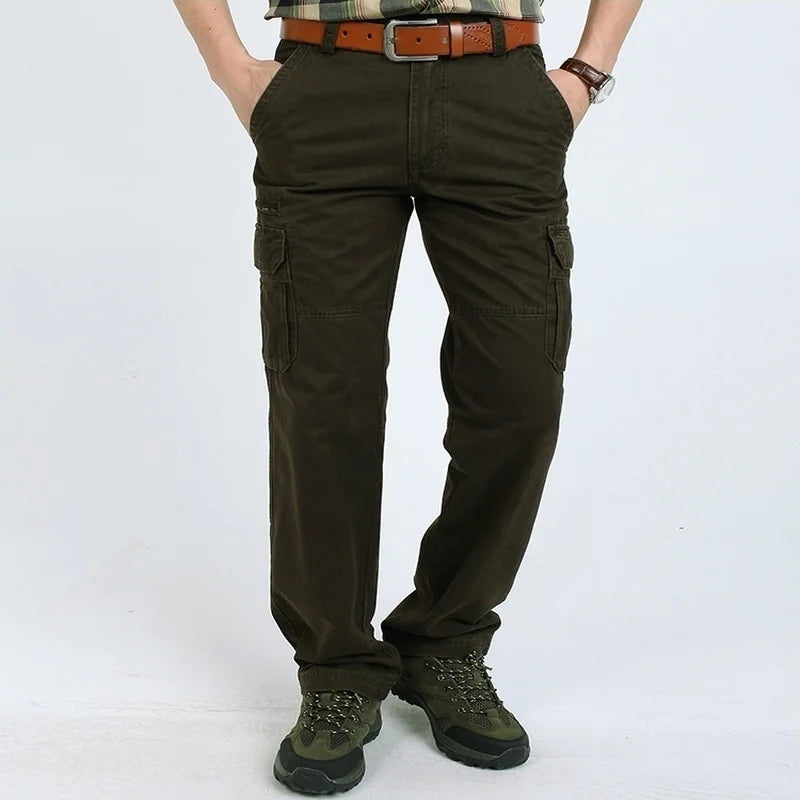 Men  Casual Pants Outdoor Trousers Hiking Set Cargo Tactical Men's Work Wear Military Clothing Man Golf